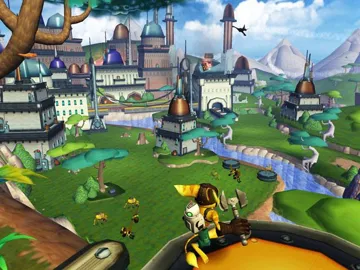 Ratchet & Clank screen shot game playing